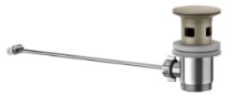 GESSI Technical Accessories Vidage pour lavabo 1 1/4" avec trop plein pour 41405 et 41406. Finox Brushed Nickel
