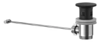 GESSI Technical Accessories Vidage pour lavabo 1 1/4" avec trop plein pour 41405 et 41406. Noir XL
