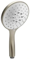 Gessi Technical Accessories Rettangolo Shower Douchette anticalcaire trois jets Finox nickel brossé