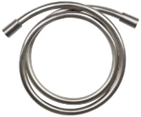 Gessi Technical Accessories Ingranaggio Flexible Cromalux avec raccord 1/2” conique, longueur 1,50 m. Finox nickel brossé