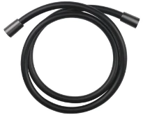 Gessi Technical Accessories Ingranaggio Flexible Cromalux avec raccord 1/2” conique, longueur 1,50 m. Black Metal Brossé PVD