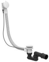 GESSI Technical Accessories Vidage en polyéthyléne pour baignoire. Longueur 57,5 m. Blanc CN