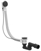 Gessi Technical Accessories Vidage en polyéthyléne pour baignoire. Longueur 57,5 m. Noir XL