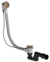 Gessi Technical Accessories Vidage en polyéthyléne pour baignoire. Longueur 57,5 m. Cuivre Brossé PVD