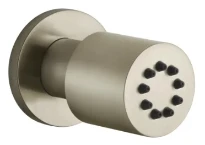 Gessi Ingranaggio Douchette latérale orientable. Finox nickel brossé