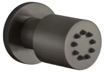 GESSI Ingranaggio Douchette latérale orientable. Black Metal Brossé PVD