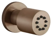 GESSI Ingranaggio Douchette latérale orientable. Cuivre Brossé PVD