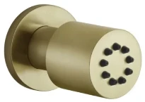 Gessi Ingranaggio Douchette latérale orientable. laiton brossé PVD