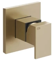 GESSI Rettangolo Parties apparentes pour mitigeur mural, 1 sortie. Warm Bronze Br. PVD