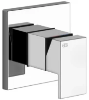 GESSI Rettangolo Parties apparentes pour mitigeur mural, 1 sortie. chromé