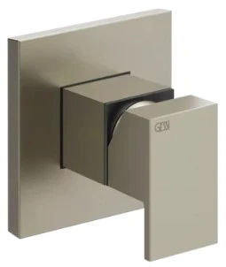 GESSI Rettangolo Parties apparentes pour mitigeur mural, 1 sortie. Finox Brushed Nickel