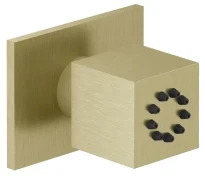 GESSI Rettangolo Shower Douchette latérale orientable. Brushed Brass PVD