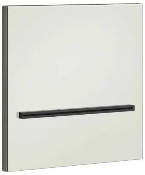 GESSI Shower316 Bec cascade mural pour douche ou bagnoire à compléter par un mitigeur à commande séparée. Mirror Steel
