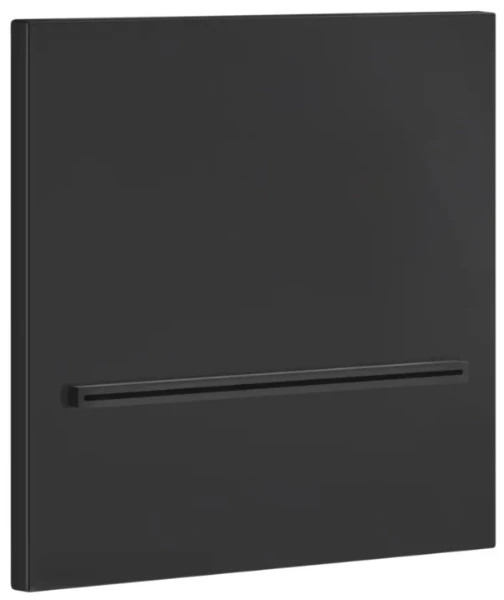 Gessi Shower316 Bec cascade mural pour douche ou baignoire à compléter par un mitigeur - commande séparée. Noir XL