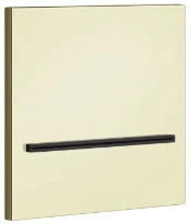 GESSI Shower316 Bec cascade mural pour douche ou bagnoire à compléter par un mitigeur à commande séparée. Brass PVD