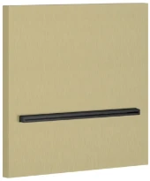 Gessi Shower316 Bec cascade mural pour douche ou baignoire à compléter par un mitigeur - commande séparée. laiton brossé PVD