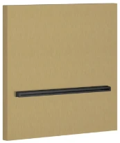 GESSI Shower316 Bec cascade mural pour douche ou bagnoire à compléter par un mitigeur à commande séparée. Warm Bronze Br. PVD