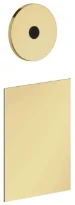GESSI Ingranaggio Parties apparentes pour commande séparée electronique murale, avec boîte pour le contrôle de la température et du débit. Gold PVD