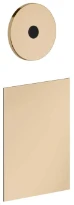 GESSI Ingranaggio Parties apparentes pour commande séparée electronique murale, avec boîte pour le contrôle de la température et du débit. Warm Bronze PVD