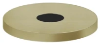 GESSI Anello Commande séparée ELECTRONIQUE sur plan fournie avec flexibles de raccordement 3/8", batterie et 2 robinets sous-lavabo pour controle de la température et du débit. Brushed Brass PVD