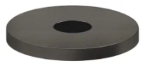 GESSI Anello Commande séparée ELECTRONIQUE sur plan fournie avec flexibles de raccordement 3/8", batterie et 2 robinets sous-lavabo pour controle de la température et du débit. Black Metal Brossé PVD