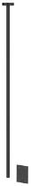 GESSI Ingranaggio Partie apparente pour Robinet éléctronique avec fixation au plafond, réglage de la température et du débit avec robinets sous-lavabo Aged Bronze