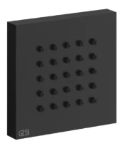 GESSI Rettangolo Shower Douchette laterale Noir XL