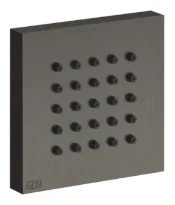 GESSI Rettangolo Shower Douchette laterale Black Metal Brossé PVD