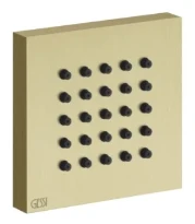 GESSI Rettangolo Shower Douchette laterale Brushed Brass PVD