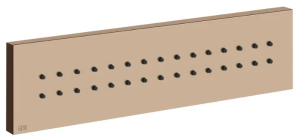 GESSI Rettangolo Shower Douchette laterale Cuivre PVD