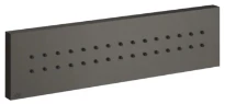 GESSI Rettangolo Shower Douchette laterale Black Metal Brossé PVD