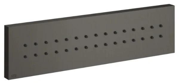 GESSI Rettangolo Shower Douchette laterale Black Metal Brossé PVD