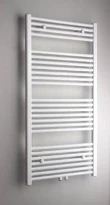 Procasa Caldo Rondo sèche-serviette à tubes ronds - 1800x400mm - 696W - raccordement en bas - RAL9016 blanc signalisation