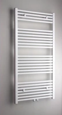 Procasa Caldo Rondo handdoekradiator - ronde buizen 1400 x 400 mm - 520 Watt (EN442 75/65/20) - 1MM8 - Ral 9016 Verkeerswit