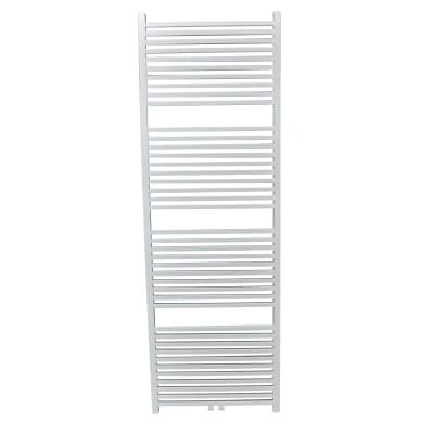 Procasa Caldo Squaro handdoekradiator - vierkante buizen 1800 x 600 mm - 1095 Watt (EN442 75/65/20) - 1MM8 - RAL 9016 Verkeerswit onderaansluiting - RAL 9016 Ve