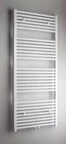 Procasa Caldo Rondo sèche-serviette à tubes ronds - 1400x500mm - 628W - raccordement en bas - RAL9016 blanc signalisation