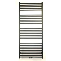 Procasa Caldo Squaro sèche-serviette à tubes carrés - 1400x600mm - 744W - raccordement en bas - gris mat