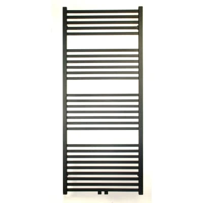 Procasa Caldo Squaro sèche-serviette à tubes carrés - 1400x600mm - 744W - raccordement en bas - gris mat