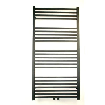 Procasa Caldo Squaro sèche-serviette à tubes carrés - 1200x600mm - 612W - raccordement en bas - gris mat
