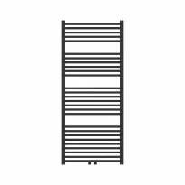 Procasa Caldo Squaro sèche-serviette à tubes carrés - 1400x600mm - 744W - raccordement en bas - noir mat