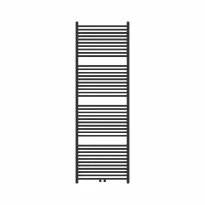 Procasa Caldo Squaro sèche-serviette à tubes carrés - 1800x600mm - 1095W - raccordement en bas - noir mat