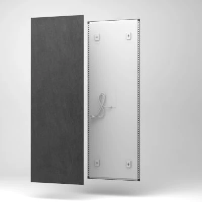 Procasa Sensus panneau infrarouge céramique avec Wifi + détecteur - 400 x 1192 mm - 500W - noir basalte