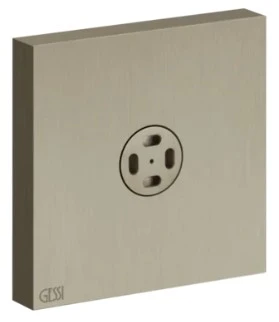 GESSI Rettangolo Shower Douchette latérale avec jet de brumisation. Finox Brushed Nickel