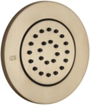 GESSI Body Jets Parties apparentes pour douchette laterale orientable Warm Bronze Br. PVD