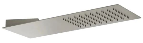 GESSI Tremillimetri Pomme de douche murale QUADRO 200 Steel Brushed