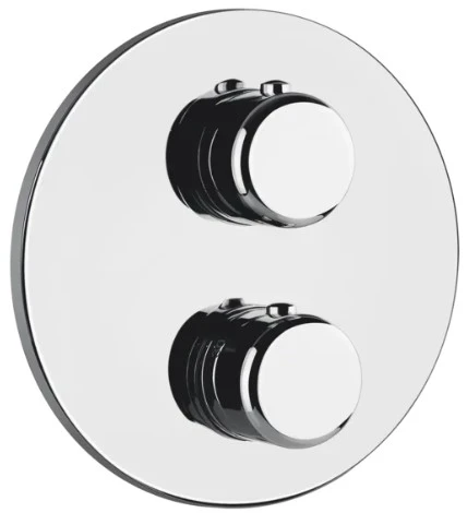 GESSI Goccia Parties apparentes pour mitigeur thermostatique douche mural 3 sorties. chromé