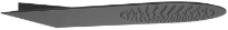 GESSI Tremillimetri Pomme de douche murale TONDO 300. Noir XL