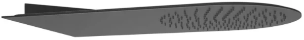 GESSI Tremillimetri Pomme de douche murale TONDO 300. Noir XL