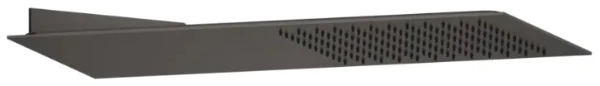 GESSI Tremillimetri Pomme de douche murale QUADRO 300. Black Metal Brossé PVD