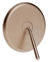 GESSI Goccia Parties apparentes pour mitigeur mural, 1 sortie. Copper Brushed GHRC